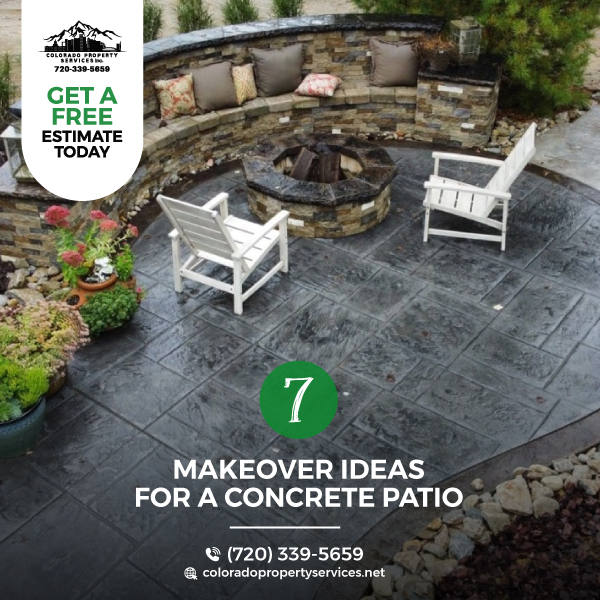 7 MAKEOVER IDEAS FOR A CONCRETE PATIO